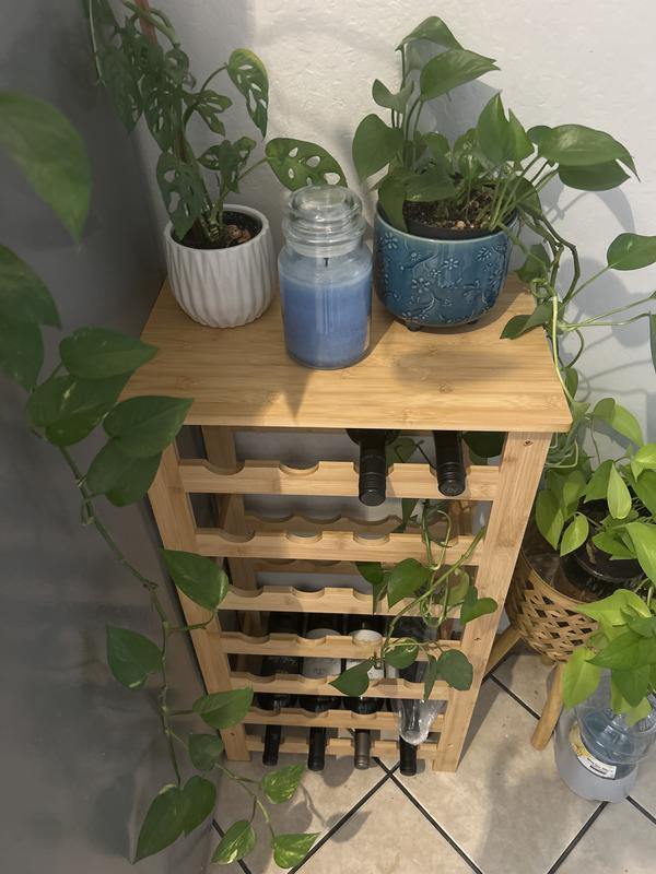 ClosetMaid 28-Bottle Tan Wood Wine Rack 10000-00605 at Lowes.com