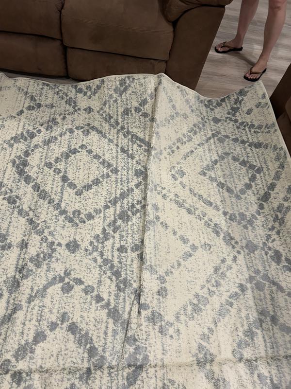 Safavieh Adirondack Avi 10 X 14 (ft) Ivory/Light Blue Indoor Geometric ...