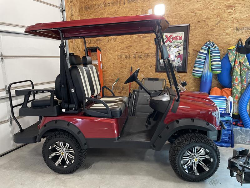 Massimo GMF2X 4 Seat Electric Golf Cart with Windshield, Max Speed