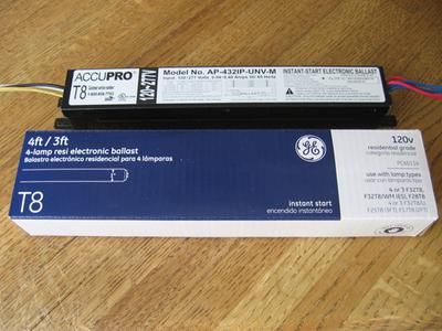 GE T8 4 Bulb Residential Fluorescent Light Ballast 60114 at Lowes