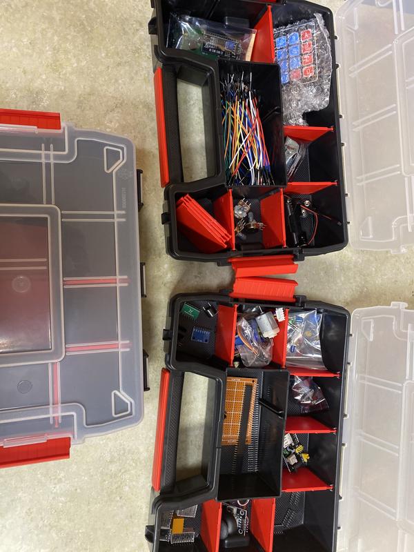 CRAFTSMAN 3-Pack 10-Compartment Plastic Small Parts Organizer CRAFTSMAN 3-Pack 10-Compartment Plastic Small Parts Organizer