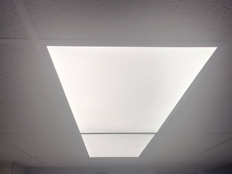 Honbei 4 Pack of 2ft x 4ft 7800LM Integrated LED Flat Panel Light 5000K ...
