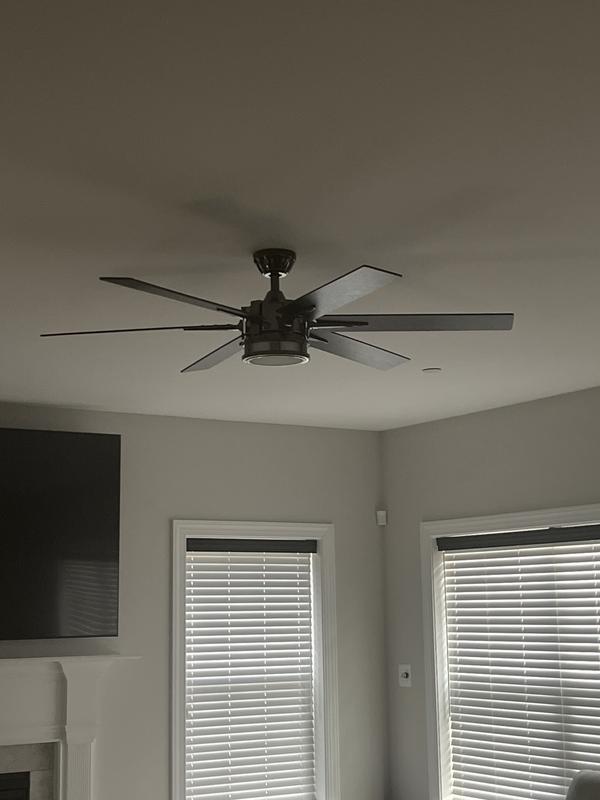 Honeywell Kaliza Indoor Ceiling Fan, Gun Metal, 56-Inch - 51035