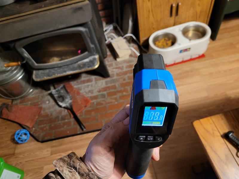 Kobalt Non-contact Lcd Multi Dot Laser Infrared Thermometer in the Infrared  Thermometer department at