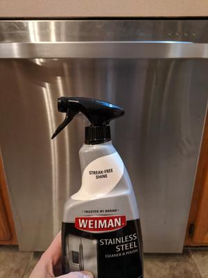 Weiman W108 22 oz. Trigger Spray Stainless Steel Cleaner & Polish - 6/Case