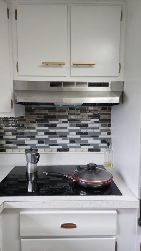Winflo 30-in Ductless Stainless Steel Under Cabinet Range