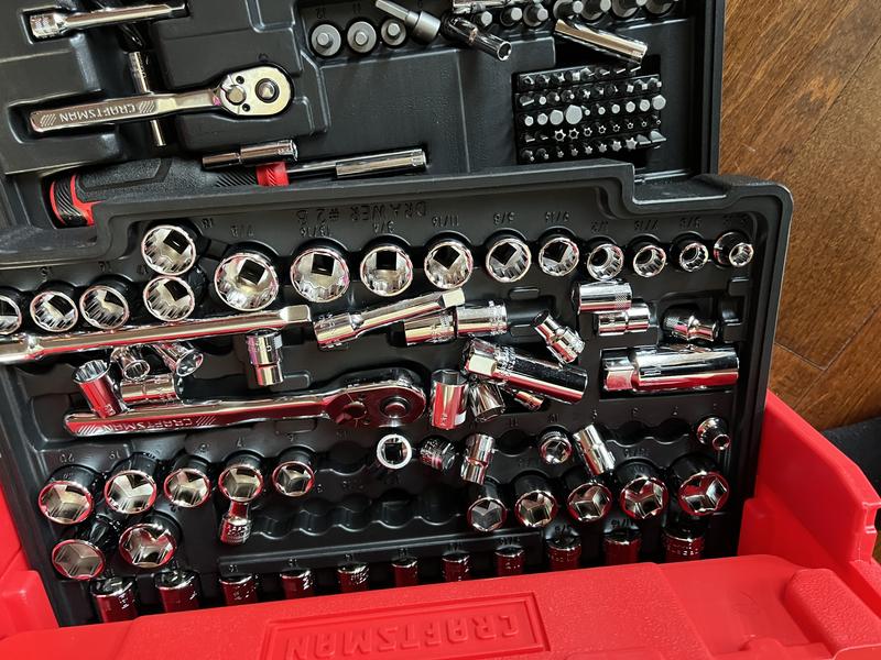 CRAFTSMAN 268-Piece Standard (SAE) and Metric Combination Polished 