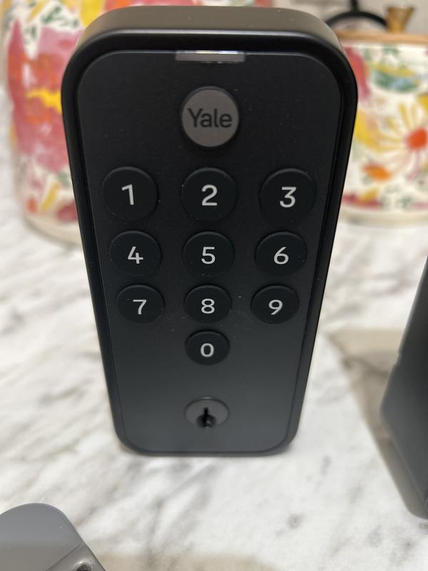Yale Code Black Suede Electronic Deadbolt with Keypad YED210-NR-BSP at ...