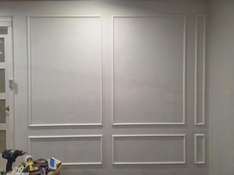 BUILD and BATTEN Wall Panel Rail Kit Finished Polystyrene Strip Picture ...