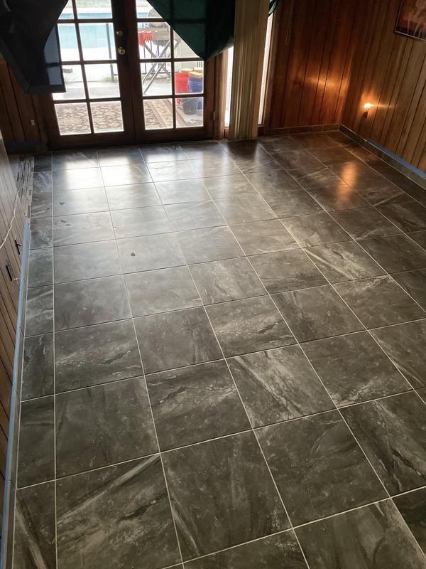 American Olean Danya 8-Pack Cove 18-in x 18-in Glazed Porcelain Stone Look Floor and Wall Tile