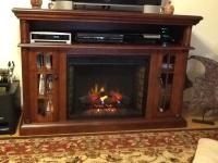 Allen Roth 60 In Sienna Electric Fireplace At Lowes Com