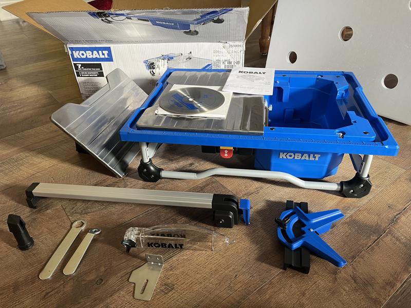 Kobalt 7 inch online tabletop tile saw