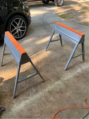 Ebco folding steel store sawhorse ss29