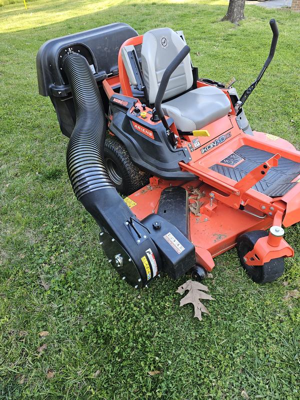 Ariens Ikon x and XD 60 in 2 Bucket Bagger at Lowes