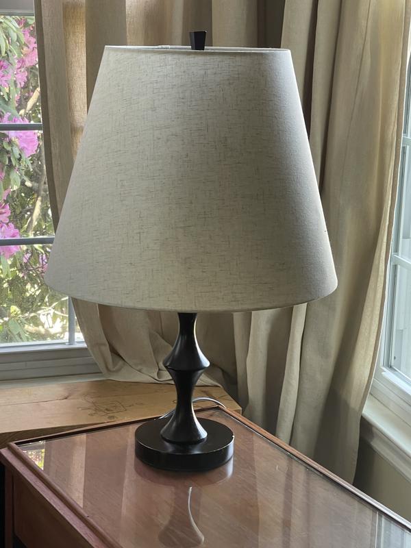 allen + roth 10-in x 13.25-in Light Coffee Fabric Empire Lamp Shade in the Lamp  Shades department at