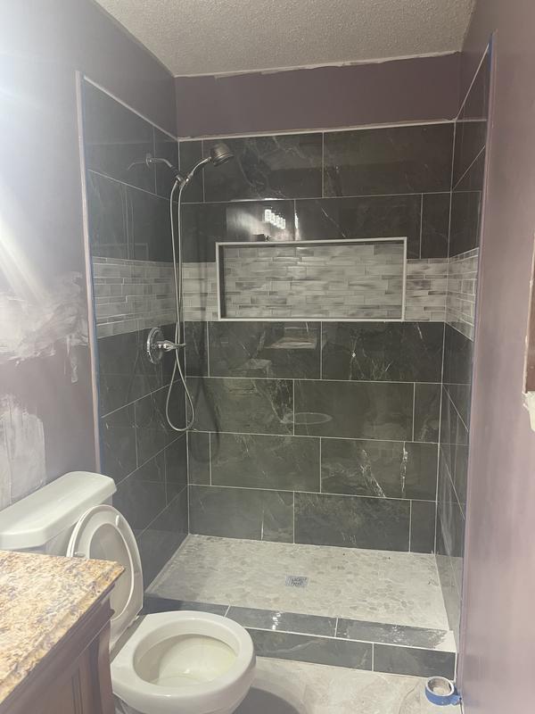 Origin 21 Taupe Agate 12-in x 24-in Polished Porcelain Marble Look Floor and Wall Tile (1.937-sq. ft/ Piece)