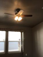 Hunter Amberlin Led 52 In Satin White Led Indoor Ceiling Fan With