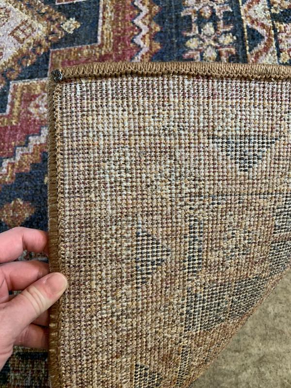 allen + roth Southwest Clay 5 X 8 (ft) Tobacco Indoor Geometric Mid ...