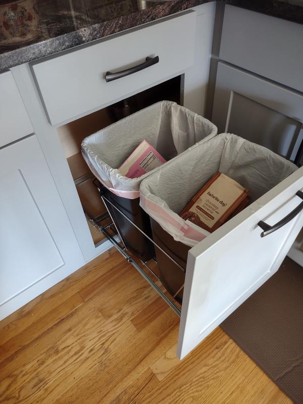 Diamond at Lowes - Base Bin Tray Pull Out with Pet Feeding Drawer