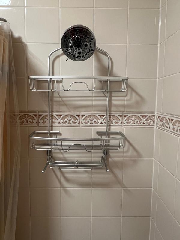 Metal Wire Hanging Shower Caddy, Extra Wide Space for Shampoo, Conditioner,  and Soap with Hooks for Razors, Towels - China Shower Caddy