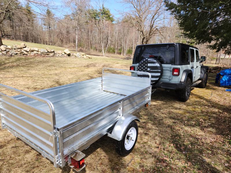 DK2 4.5-ft x 7.5-ft Steel Utility Trailer (1295-lb Capacity) in the Utility  Trailers department at