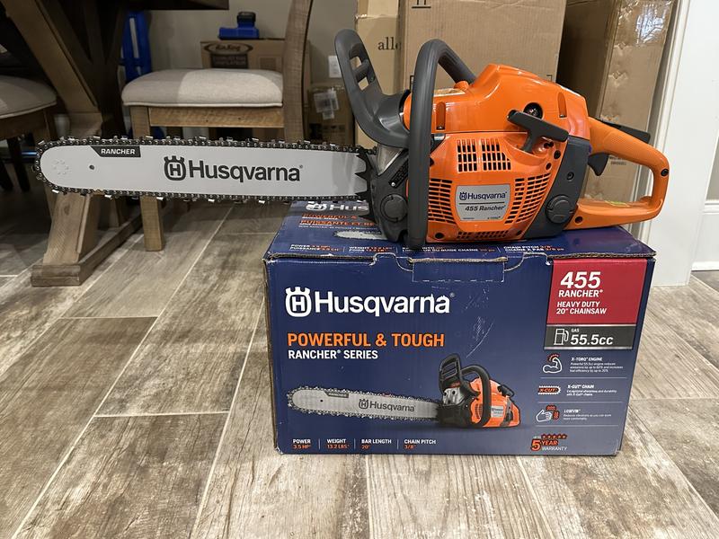 Husqvarna 455 rancher 20 deals inch bar