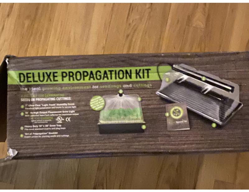 Super Sprouter Deluxe Propagation Kit with T5 Light, Dome,Tray and Booklet  for a Growing Environment Germinating Seedlings or Cuttings HGC726403 - The  Home Depot