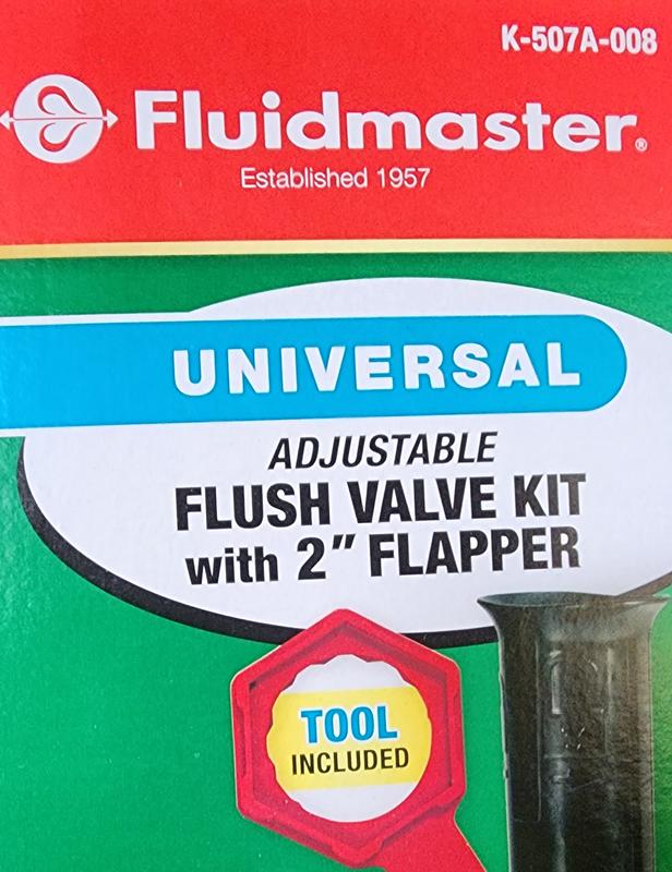 Fluidmaster Universal 2 in. Adjustable Toilet Flush Valve Repair Kit - Fix  Leaky Tanks, Easy Install - Hardware Included - Restore Flush Performance  in the Toilet Repair Kits department at