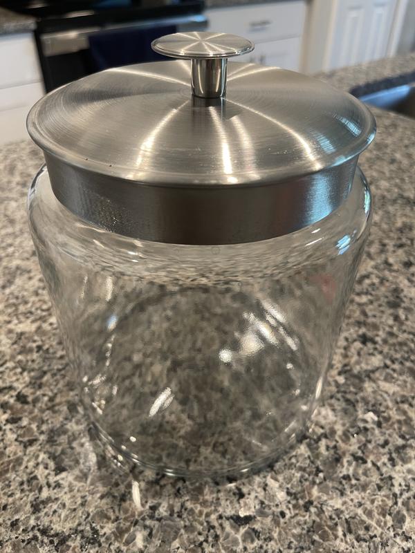 allen + roth 2-quart Glass Bpa-free Reusable Kitchen Canister with