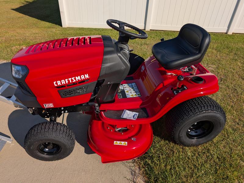 CRAFTSMAN T100 36-in 11.5-HP Gas Riding Lawn Mower CMXGRAM201302 at ...