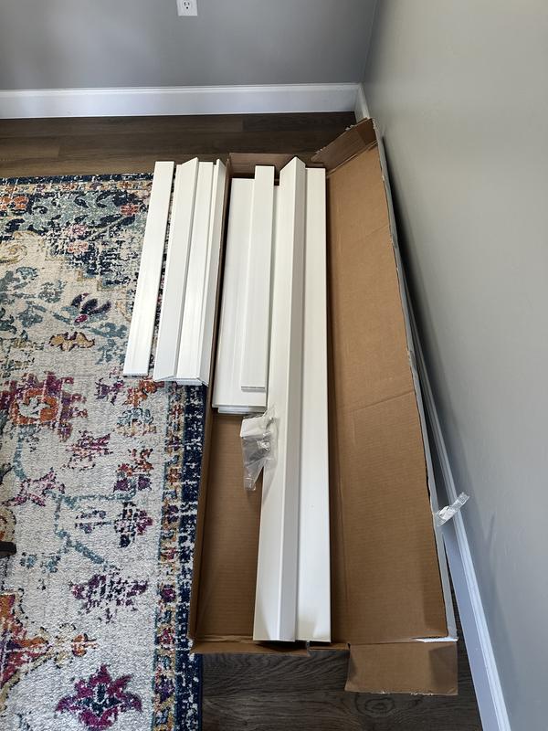 Freedom 36 W x 48 H White Vinyl Outdoor Privacy Screen in the Outdoor ...