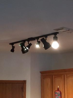 Project Source 1-Light Dimmable Matte Black Step Head(s) Track Lighting ...