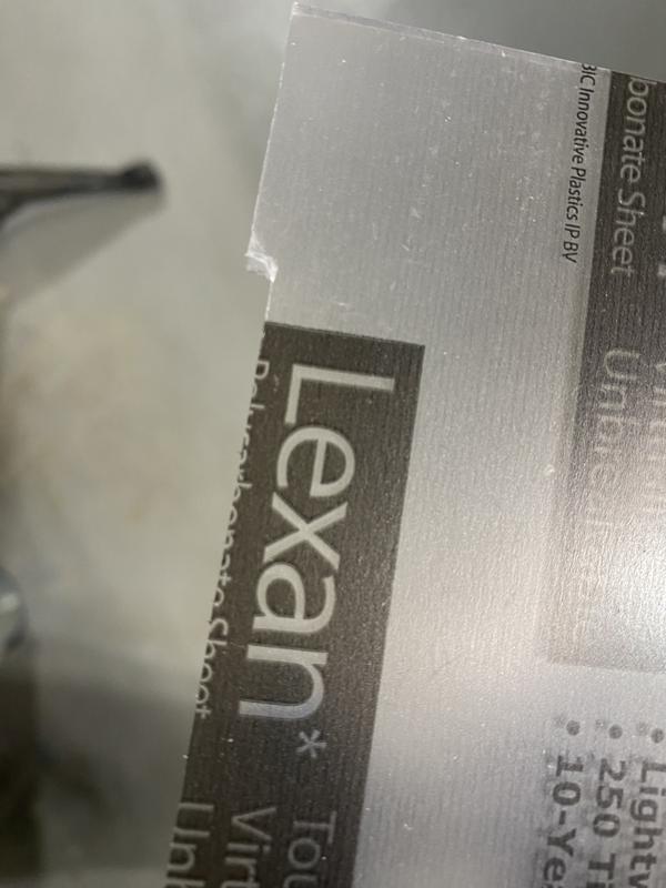 LEXAN POLYCARBONATE 0.093-in T x 36-in W x 48-in L Clear