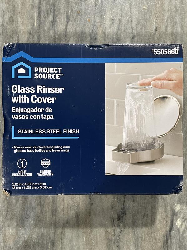 Project Source Stainless Steel Touchless Deck-mount Utility Faucet