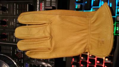 Wells Lamont Leather Work Gloves, Grain, Large (1133L)