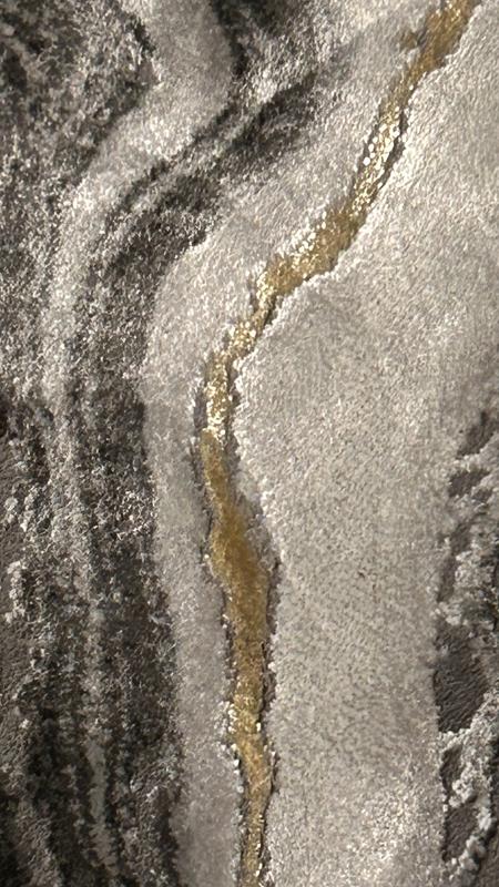 Safavieh Craft Moro 7 X 9 (ft) Gray/Gold Indoor Geode Area Rug CFT819F ...