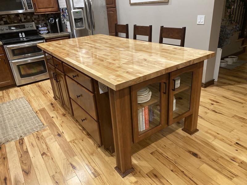 The Baltic Butcher Block 48-in x 24.96-in x 1.75-in Natural