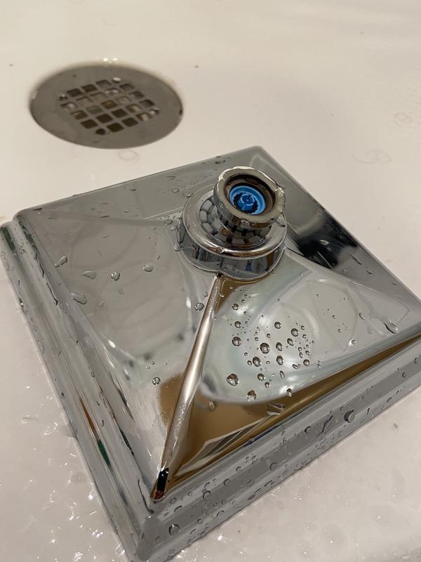 Delta Geist Matte Black 1-handle Single Function Square