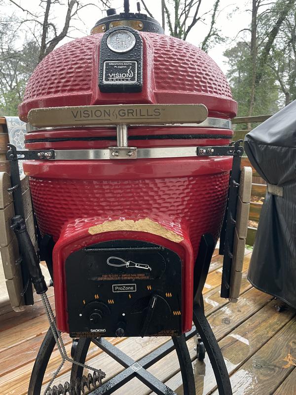 Vision Kamado Ceramic Grill With Accessories From Percy Guidry'