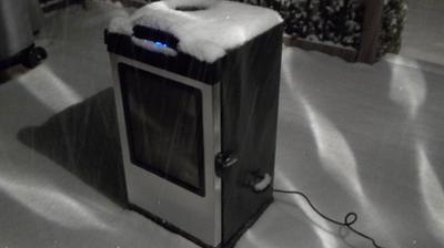 Masterbuilt JMSS 1081.5-Sq in Silver Smart Electric Smoker in the Electric  Smokers department at