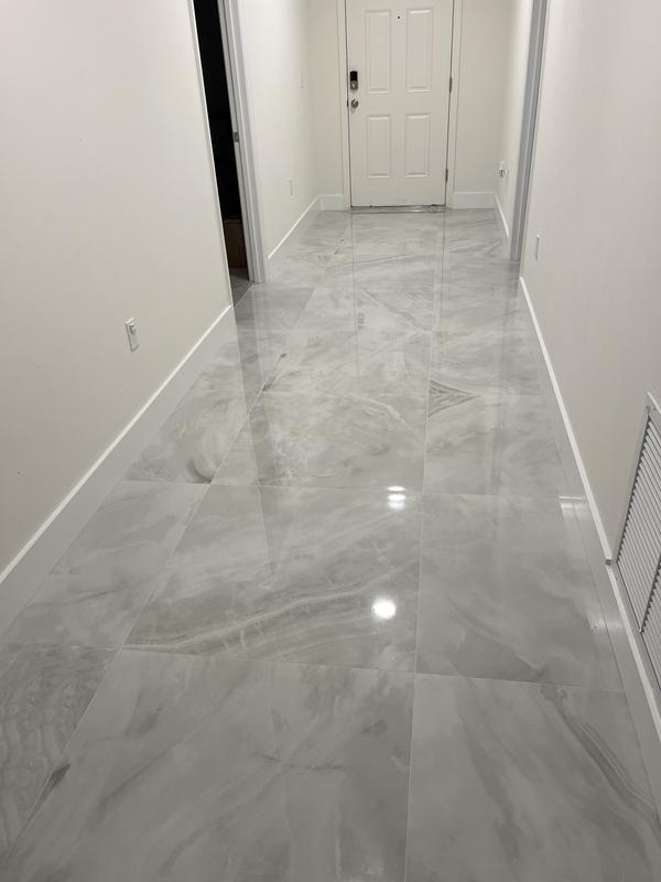Satori Onyx 32-in x 32-in Polished Porcelain Marble Look Floor and Wall Tile (13.78-sq. ft/ Carton)