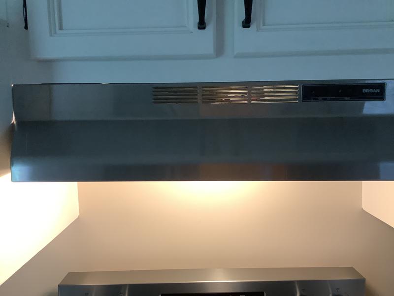 F402404 by Broan - Broan® 24-Inch Convertible Under-Cabinet Range Hood, 160  CFM, Stainless Steel