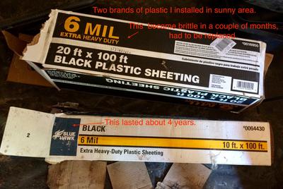 10 mil Clear Plastic Sheeting 20' x 100' - 190465