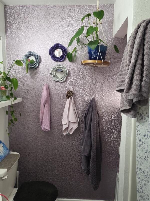 Arthouse 294305 Velvet Crush Foil Gunmetal Wallpaper Collection Illusions, 10.05 x 0.53m