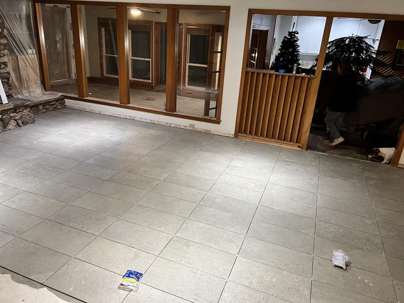 allen + roth Limestone Utaupeia 12-in x 24-in Matte Porcelain Stone Look Floor and Wall Tile (1.955-sq. ft/ Piece)