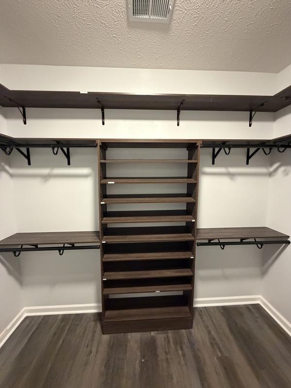 Project Source Closet Rod 72-in L x 1.25-in H Extendable Oil-Rubbed ...