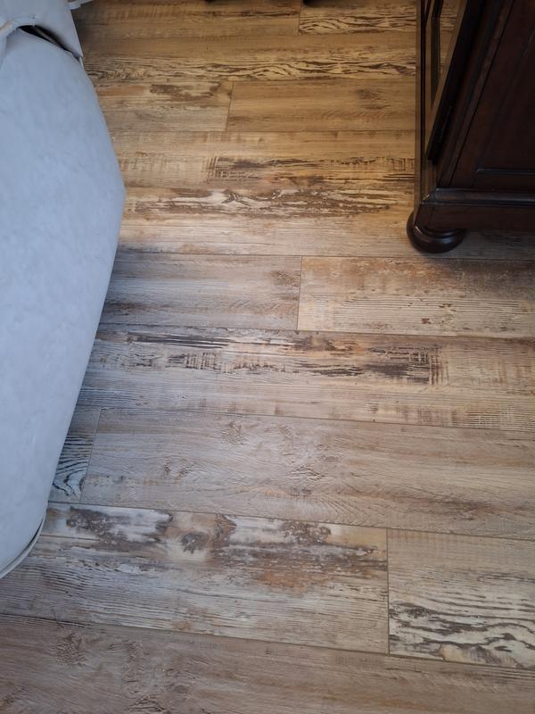 CALI Aqua Tough Plus Timber Beach 20-mil x 7-in W x 48-in L Waterproof ...
