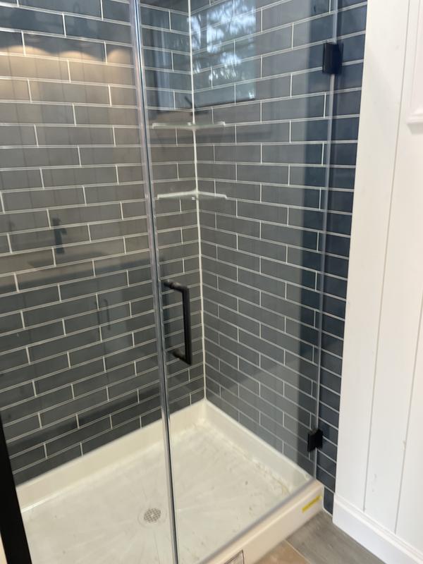 Free Standing Shower Screen 39½ x 76¾ , SKU: LB00112