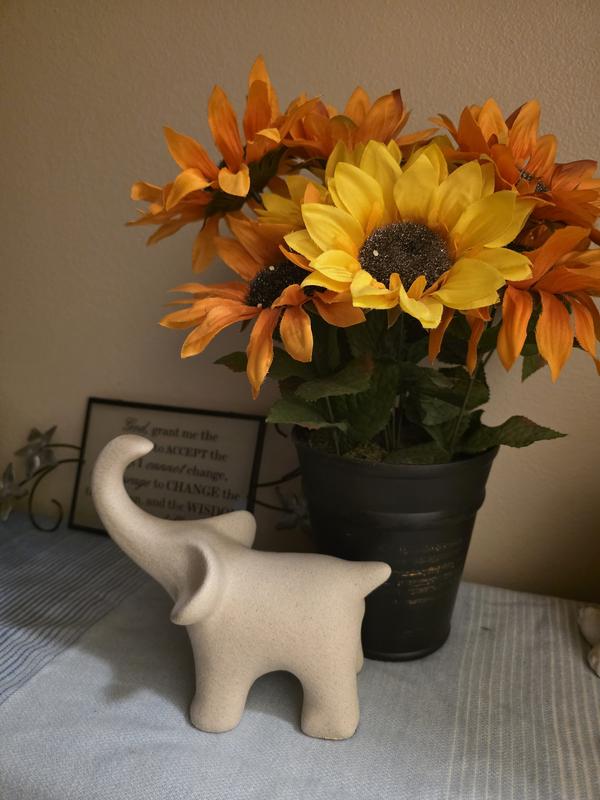 allen + roth White Ceramic Modern Statue in the Decorative Accessories ...