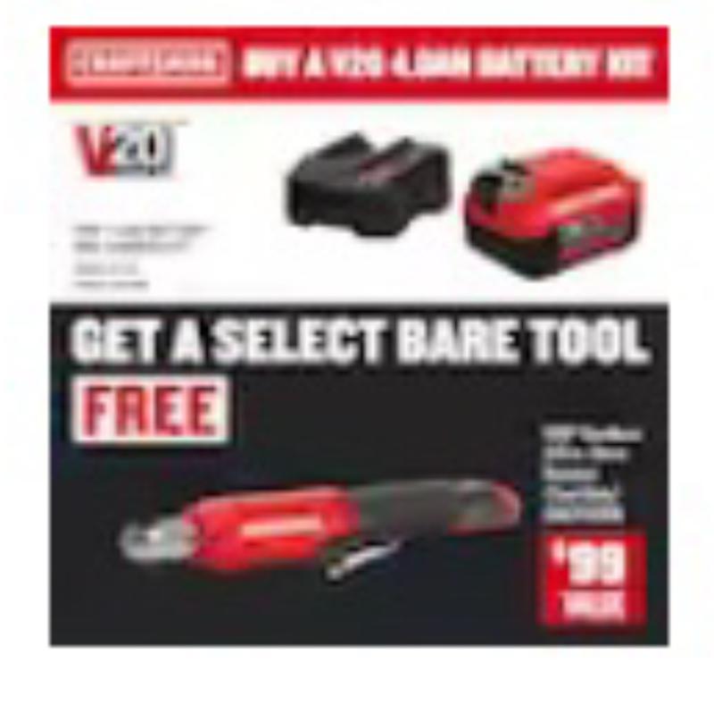 Craftsman v20 online ratchet